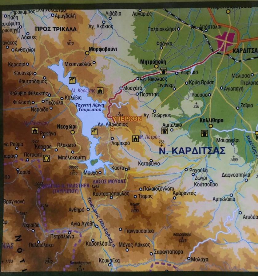 Ξενώνας Παρατηρητήριο Υπερώον Agios Athanasios  Eksteriør billede